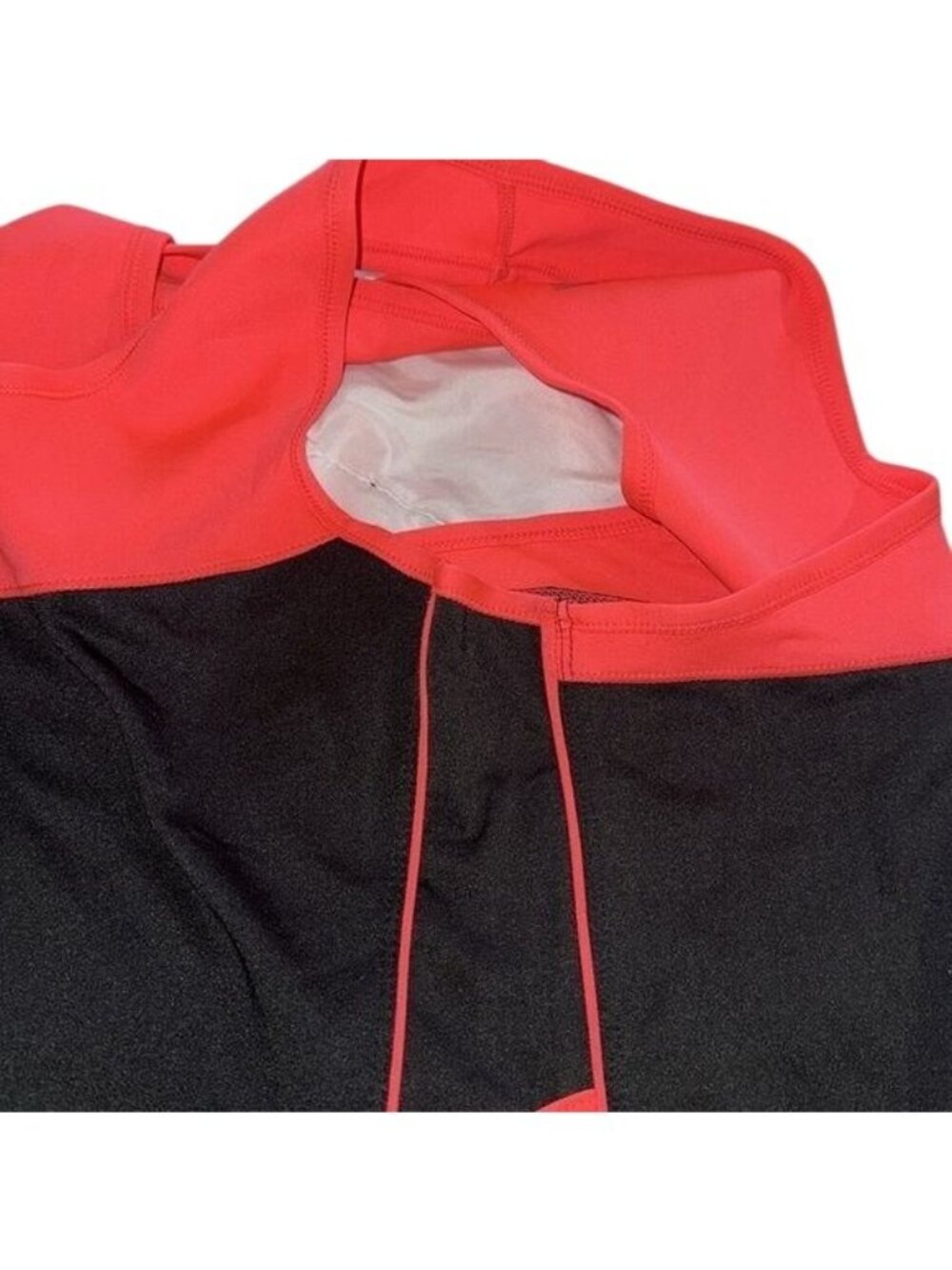 Active Wear Racerback Tank Top Black & Red Large Polyester/Spandex Womens Athlet - Picture 4 of 7